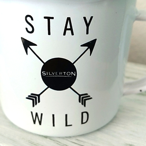 Stay wild camping in enamel mug - Picture 4 of 6